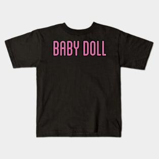 Baby Doll Pink Sticker Kids T-Shirt